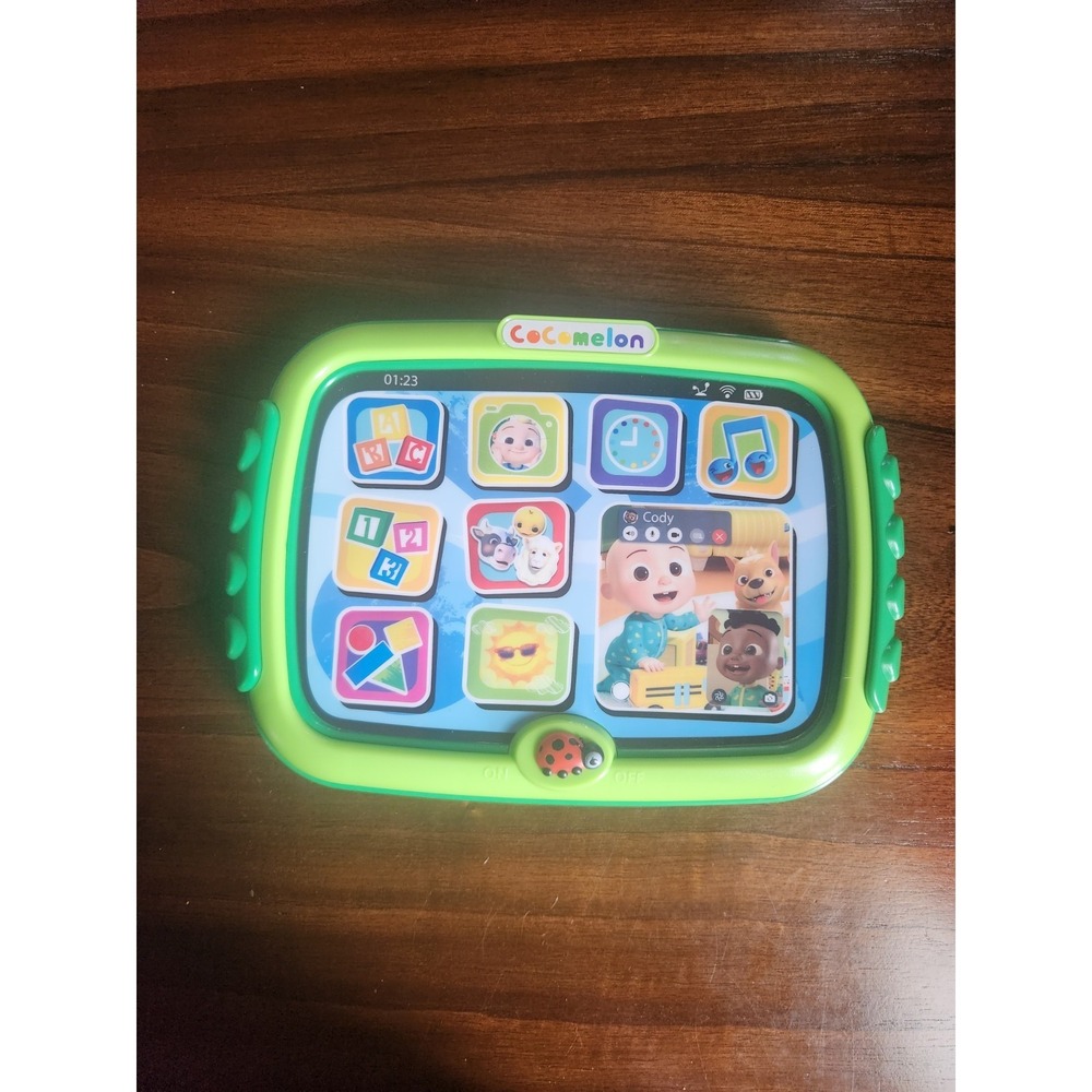 Just Play CoComelon Learning Tablet 60+ Phrases Sing-Along Learn Music Works EUC